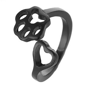 Paw Print 🐾 Adjustable Toe Finger Ring